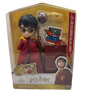 Wizarding World Harry Potter 8-inch Quidditch Doll Set w/Robe&Accesories NEW